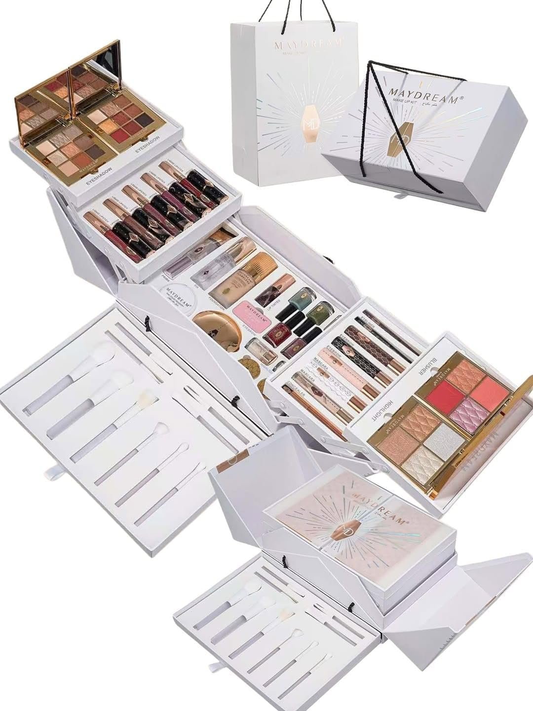 Daroge Professional Makeup Kit Sets - Wide Range Of Combinations To Chose From! (Set of 75 Pcs)